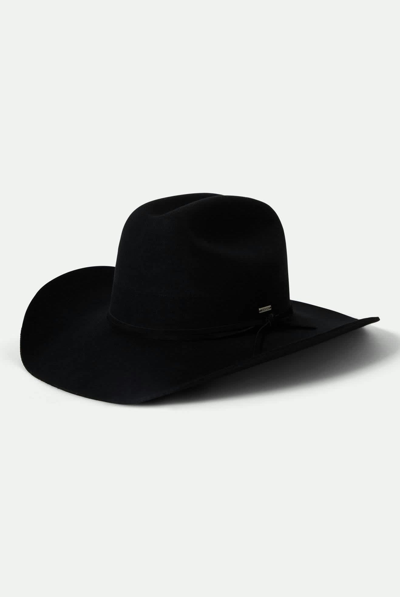 Unisex Laredo WTHR GUARD™ Cowboy Hat in the color Black/Black - Front Product View