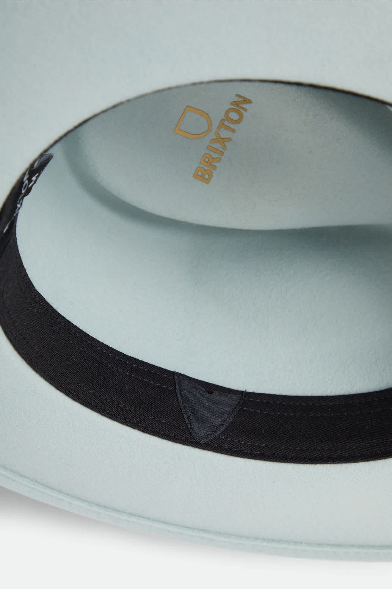 Unisex Messer Fedora in the color Seagrass/Whitecap - Additional Laydown image