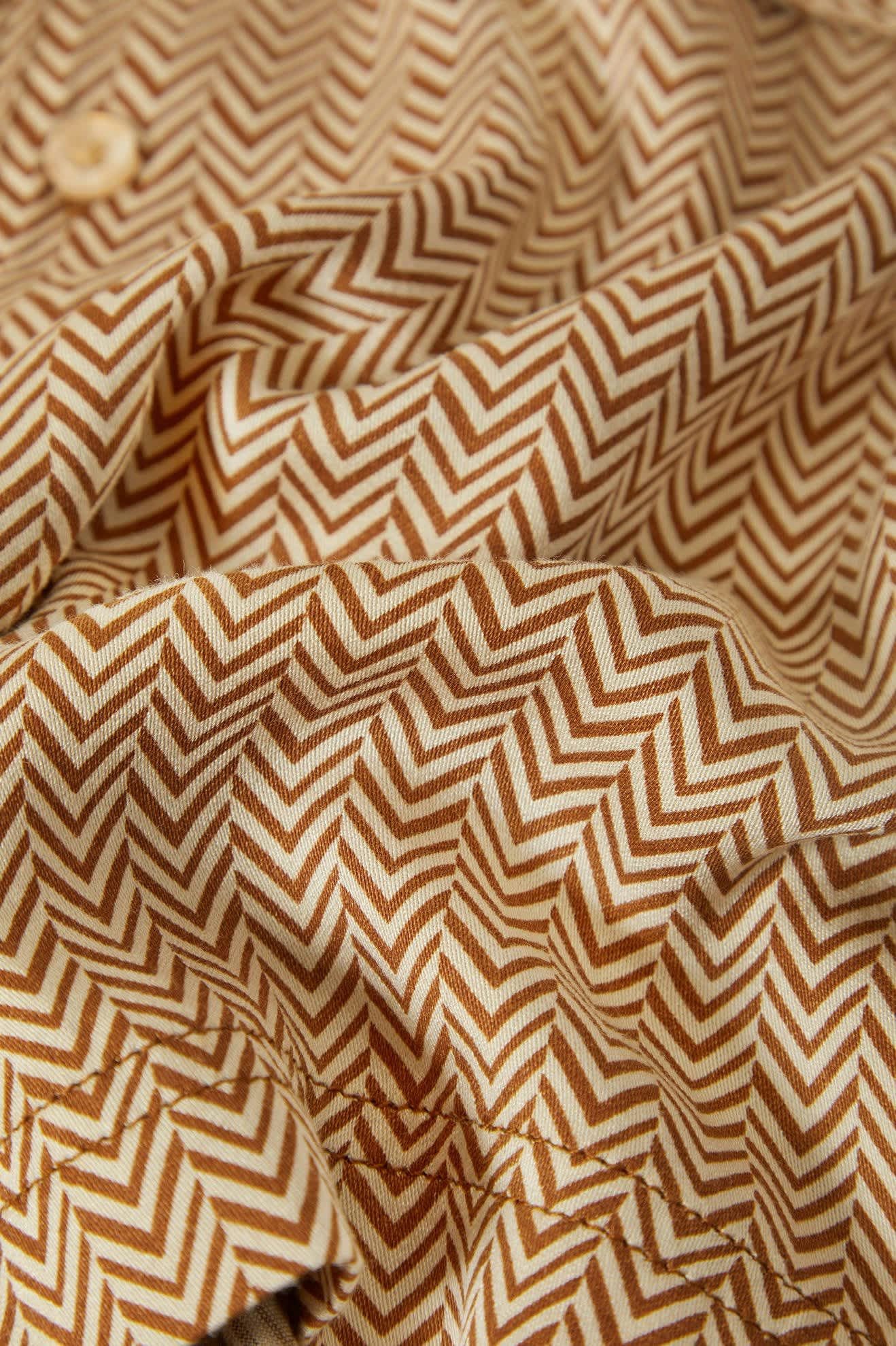 Women's Hudson Lounge S/S Shirt in the color Washed Copper/Whitecap - Additional Laydown image