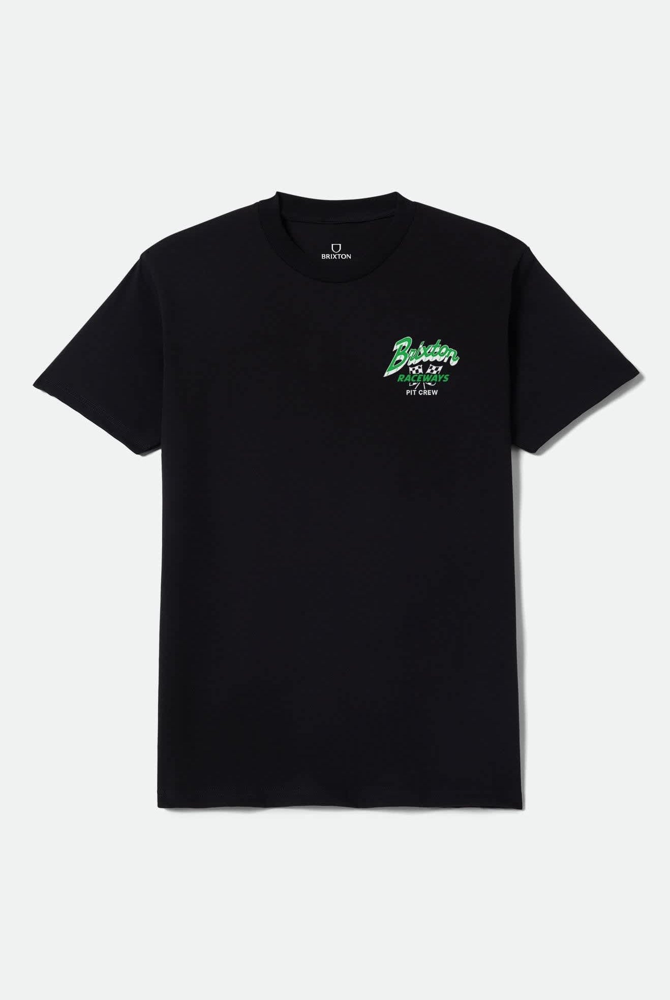Men's Clemont Standard T-Shirt in the color Black - Front Product View