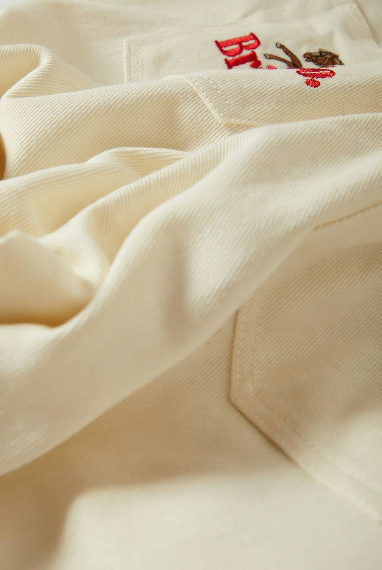 Women's Margo Cropped 5-Pocket Pant in the color Off White - Additional Laydown image