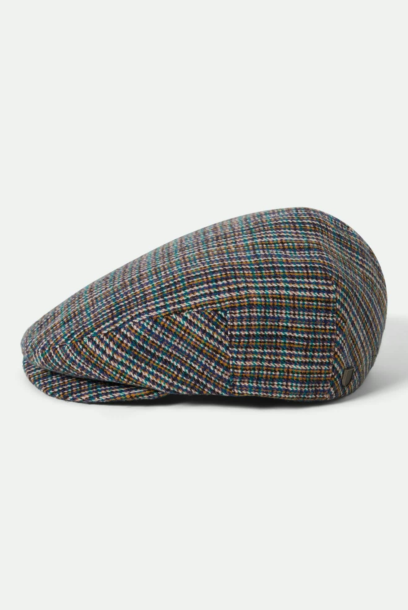 Unisex Hooligan Flat Cap in the color Multi Plaid - Additional Laydown image