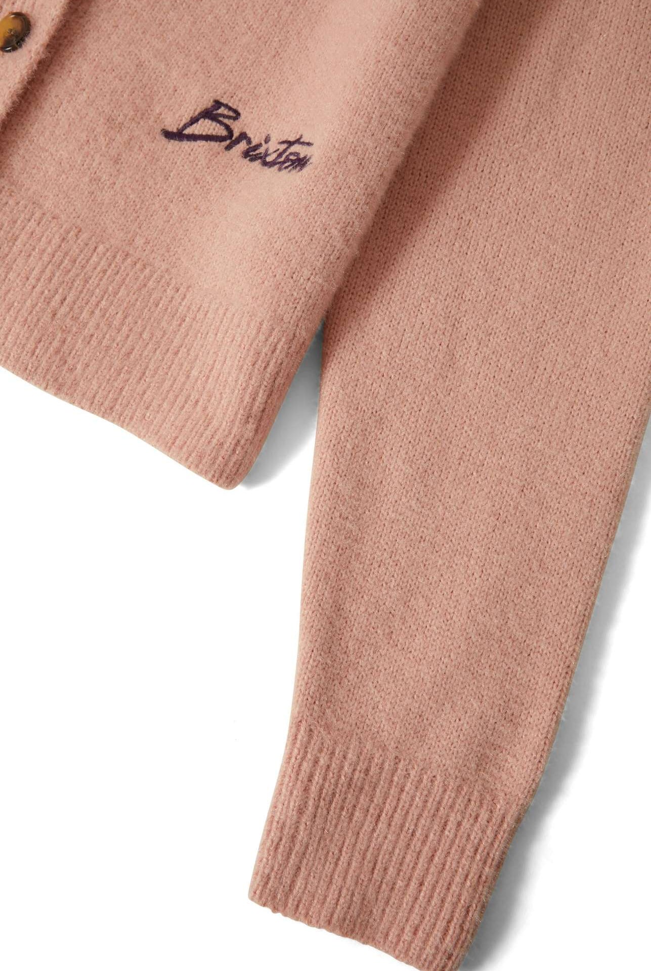 Women's Town Cardigan in the color Mellow Rose - Additional Laydown image