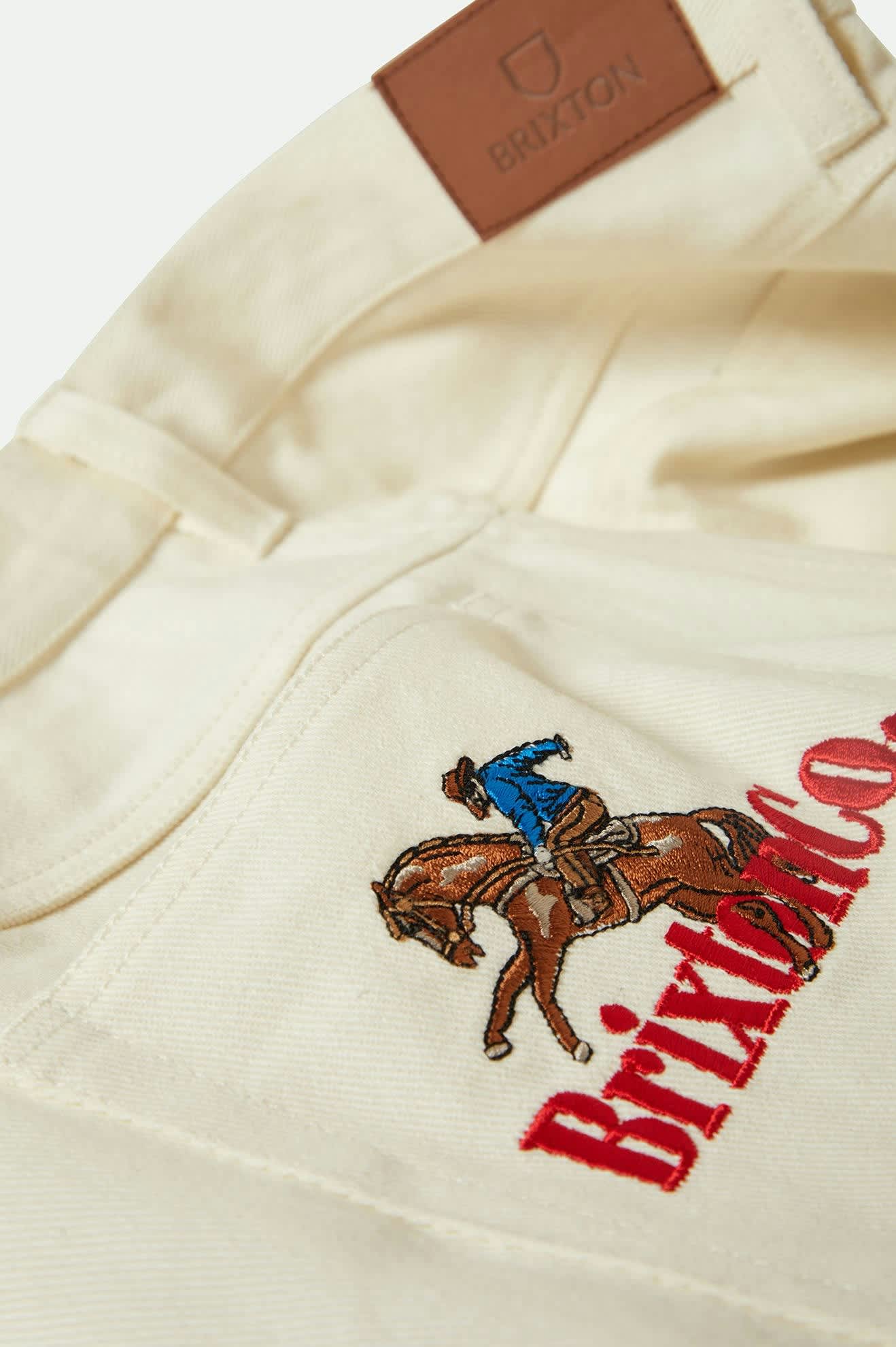 Women's Margo Cropped 5-Pocket Pant in the color Off White - Additional Laydown image