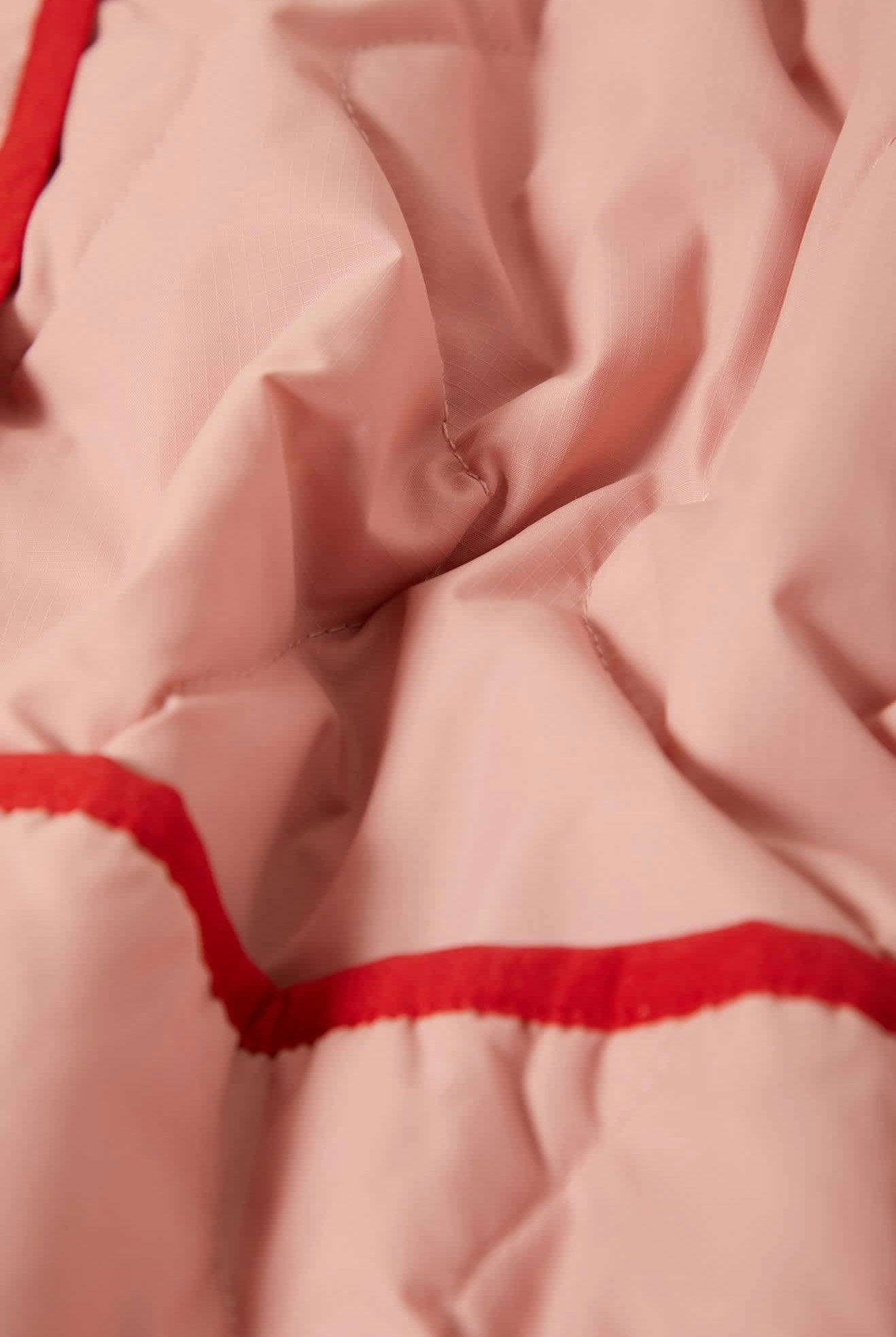 Women's Delilah Quilted Jacket in the color Mellow Rose - Additional Laydown image