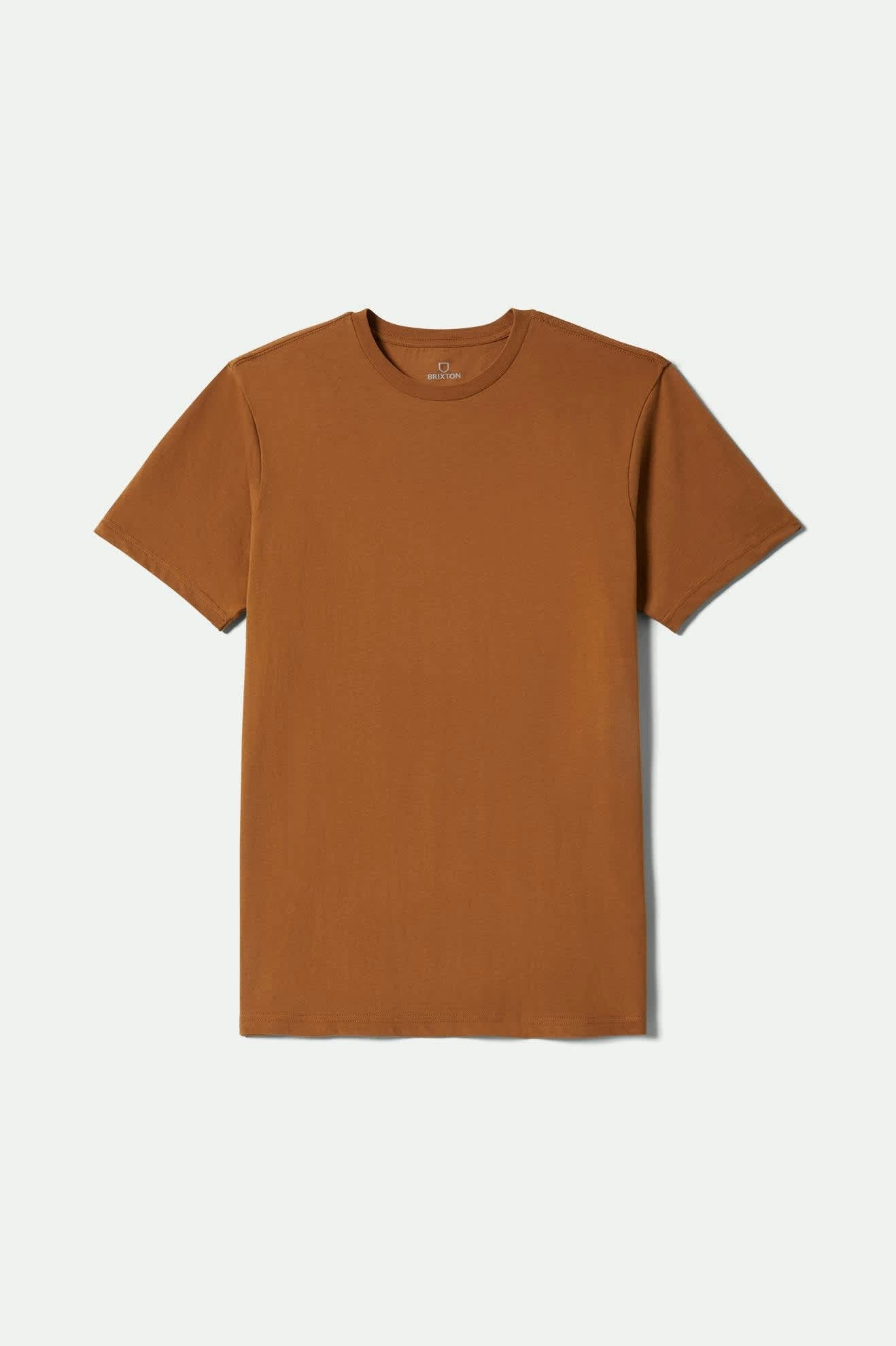 Men's Premium Cotton Short Sleeve Tailored T-Shirt in the color Washed Copper - Front Product View