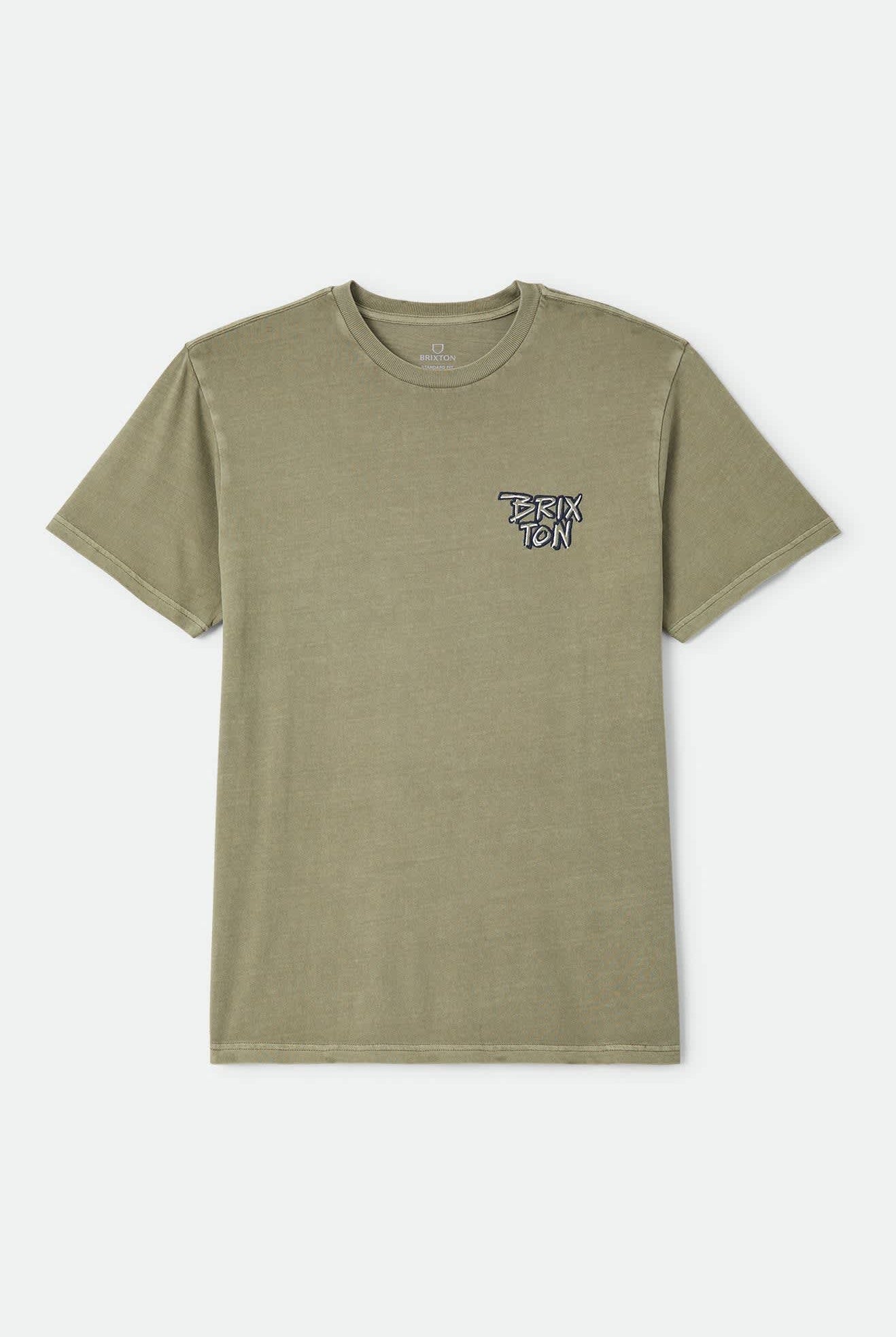 Men's Rockton Standard T-Shirt in the color Olive Surplus Worn Wash - Front Product View