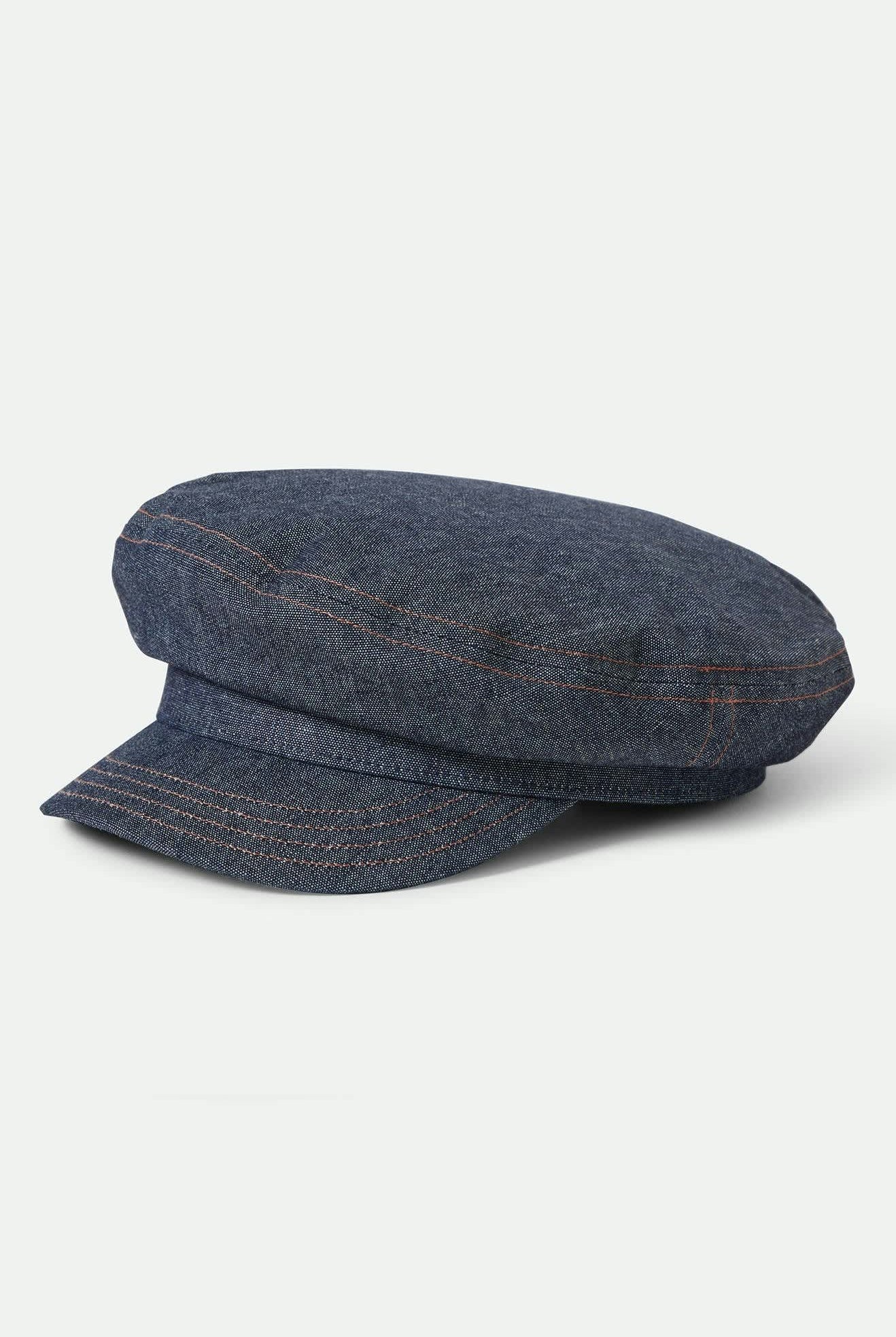 Unisex Assembly Fiddler Fisherman Cap in the color Indigo - Front Product View