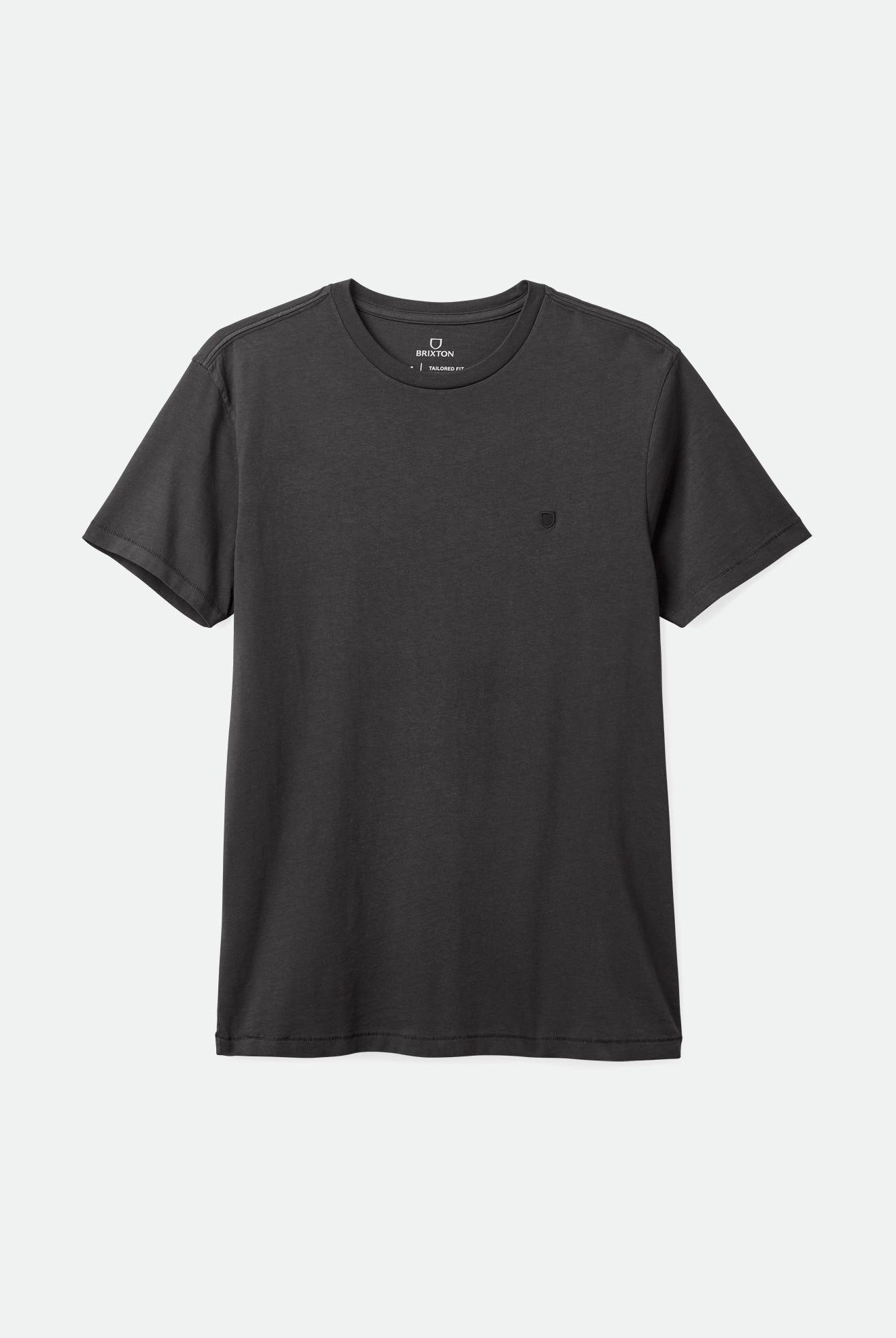 Brixton Unisex Vintage Reserve S/S Tee - Black Sol Wash | Profile