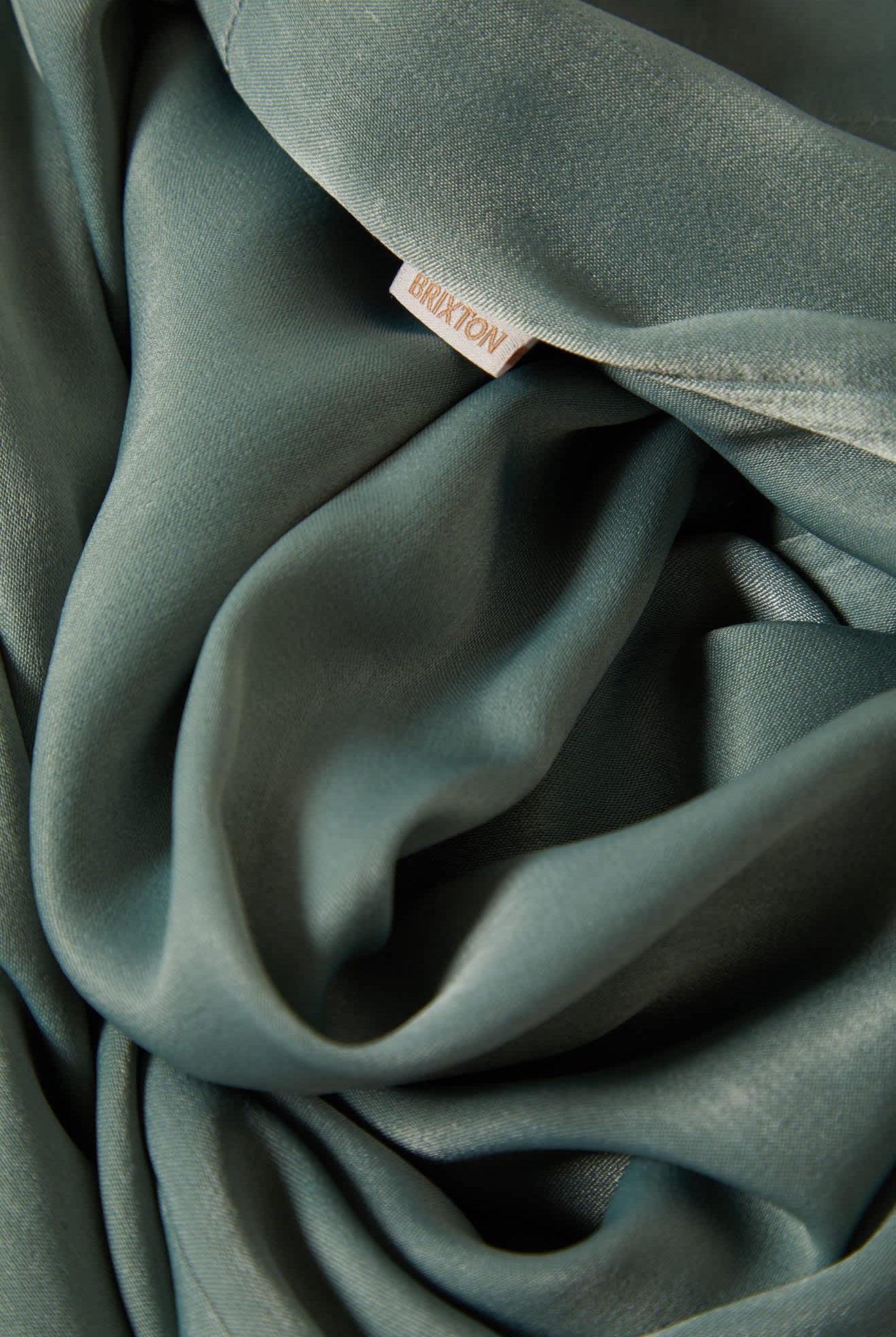 Women's Soho Silky Pant in the color Blue Green Shine - Additional Laydown image