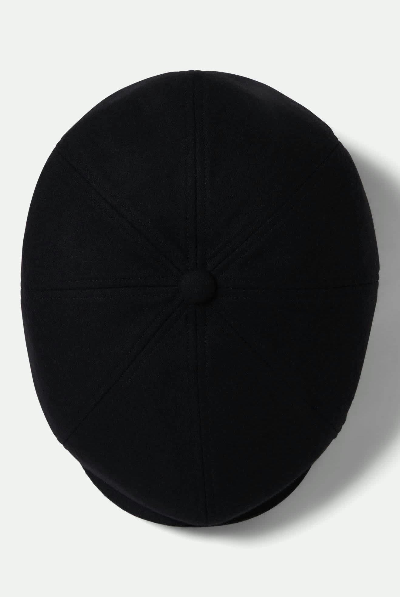 Unisex Brood Flannel Snap Cap in the color Black/Moss - Additional Laydown image