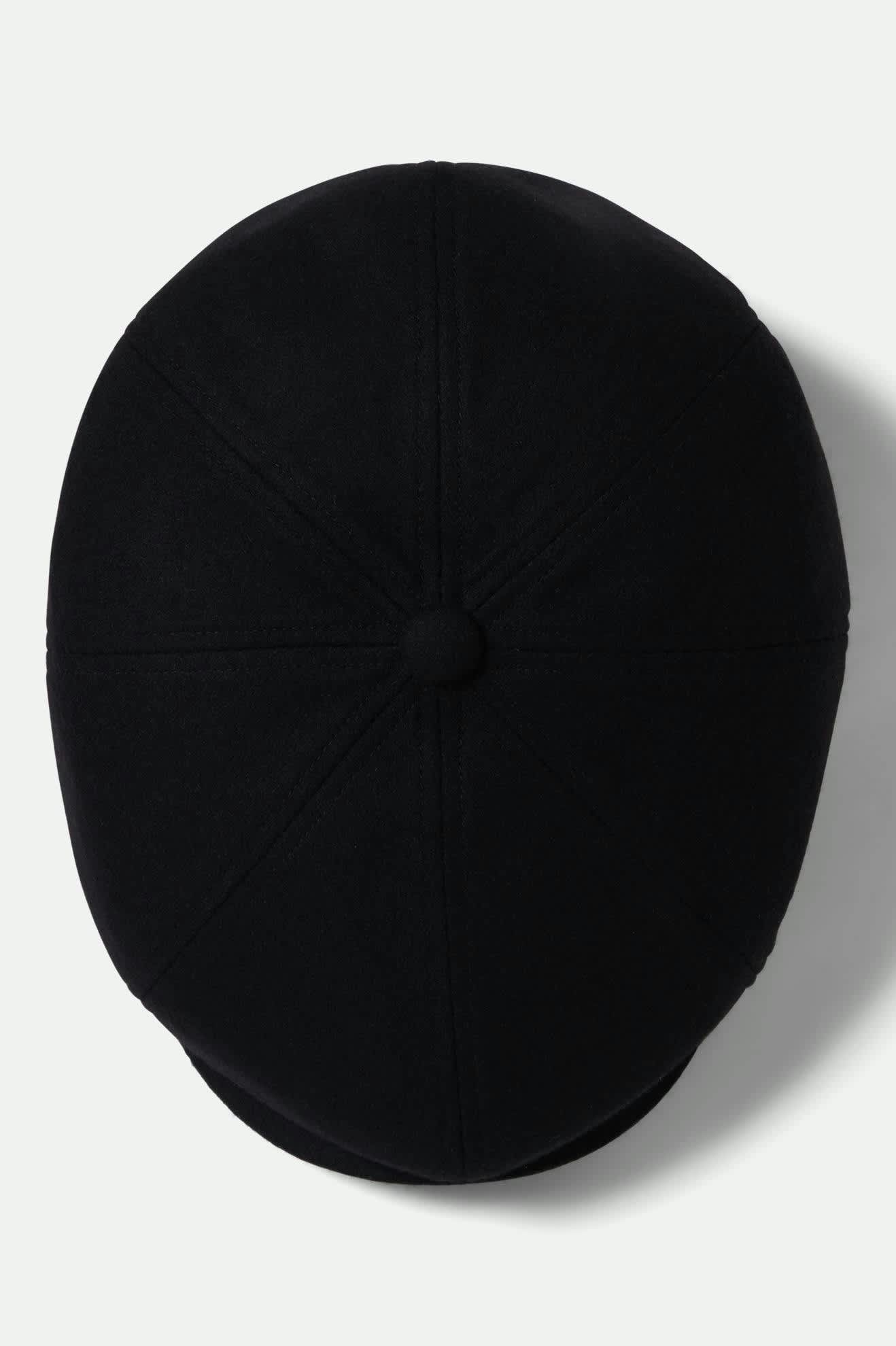 Unisex Brood Flannel Snap Cap in the color Black/Moss - Additional Laydown image