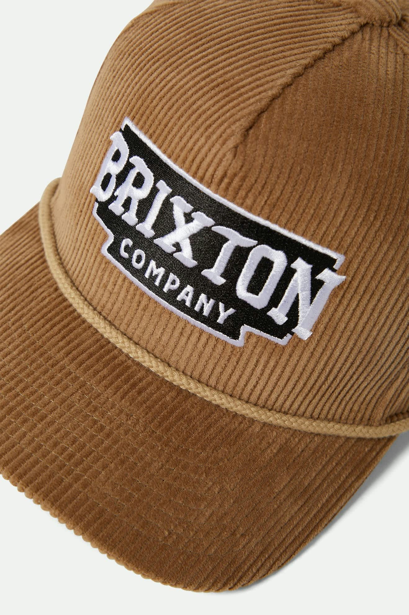 Unisex Pierson Netplus Snapback in the color Sand Corduroy - Additional Laydown image