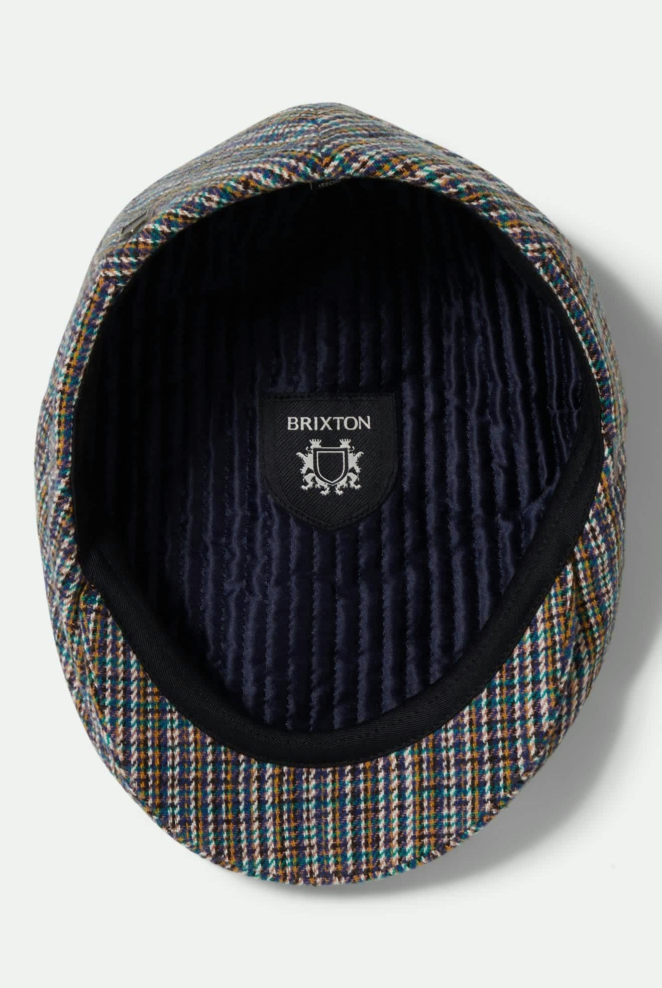 Unisex Hooligan Flat Cap in the color Multi Plaid - Additional Laydown image