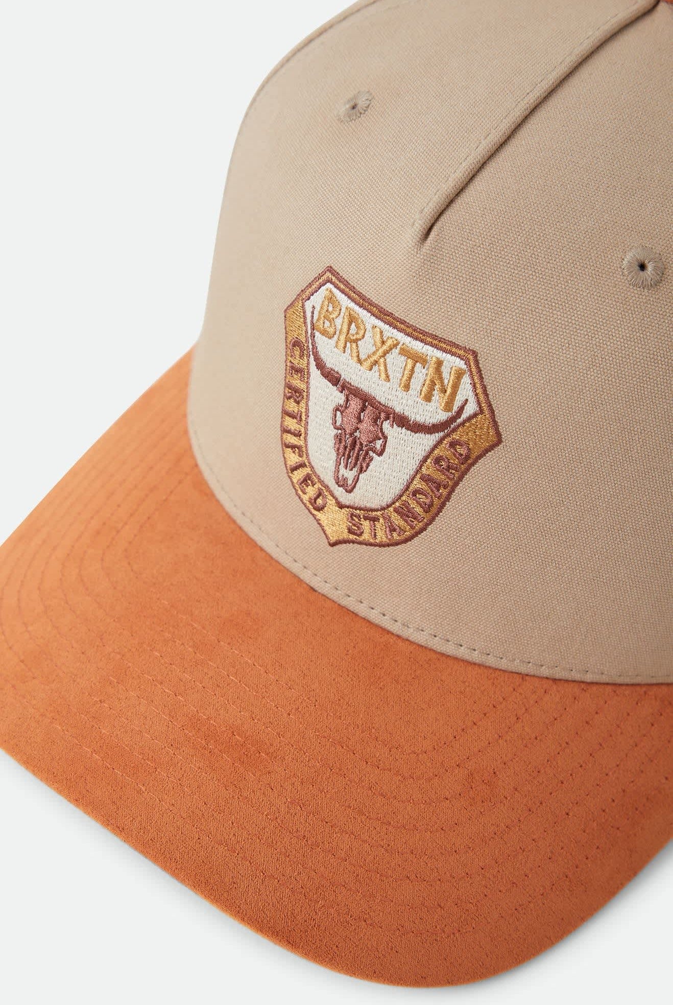 Unisex Fraser Snapback in the color Olive Stone - Additional Laydown image