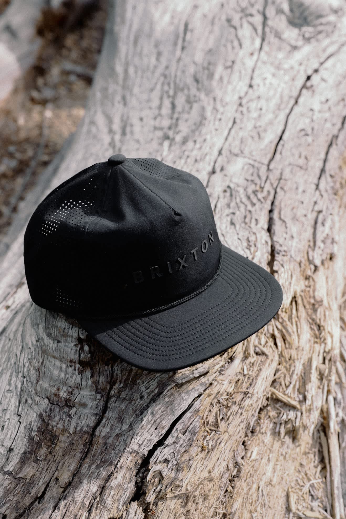 Unisex Alpha Journey Hat in the color Black - Additional Laydown image