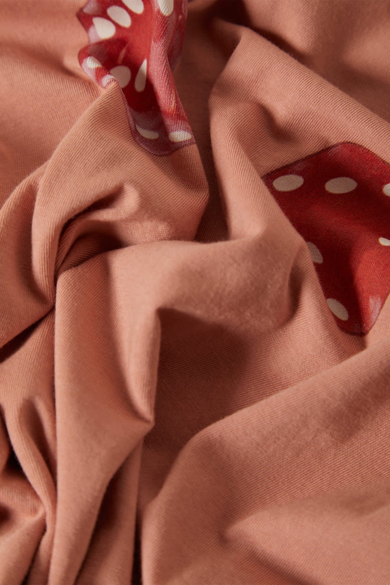 Women's Tossed Dice Crew T-Shirt in the color Italian Clay - Additional Laydown image