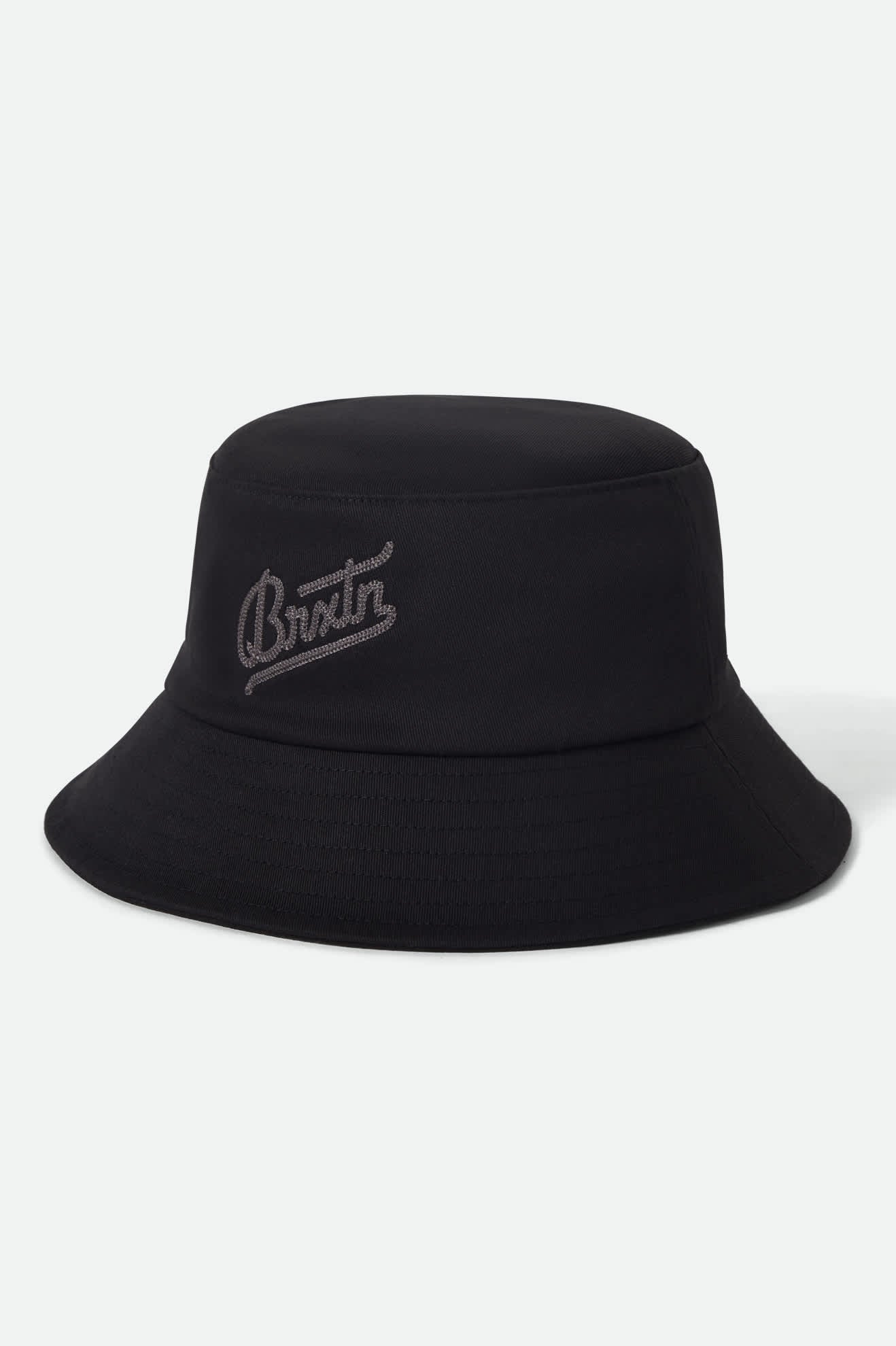 Unisex Eldon Packable Bucket Hat in the color Black - Front Product View