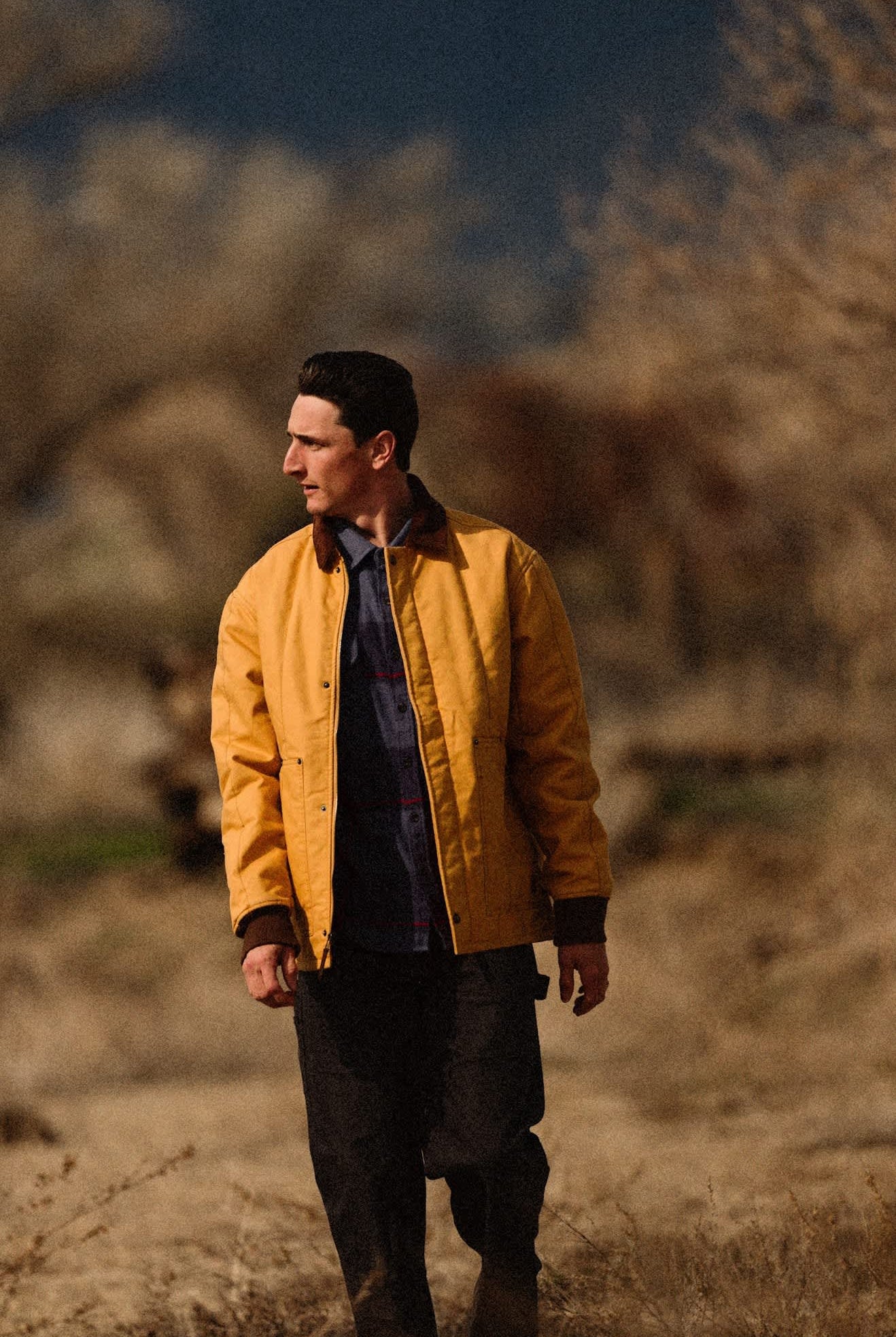 Men's Builders Ranch Jacket in the color Spruce Yellow - Men's Lifestyle image