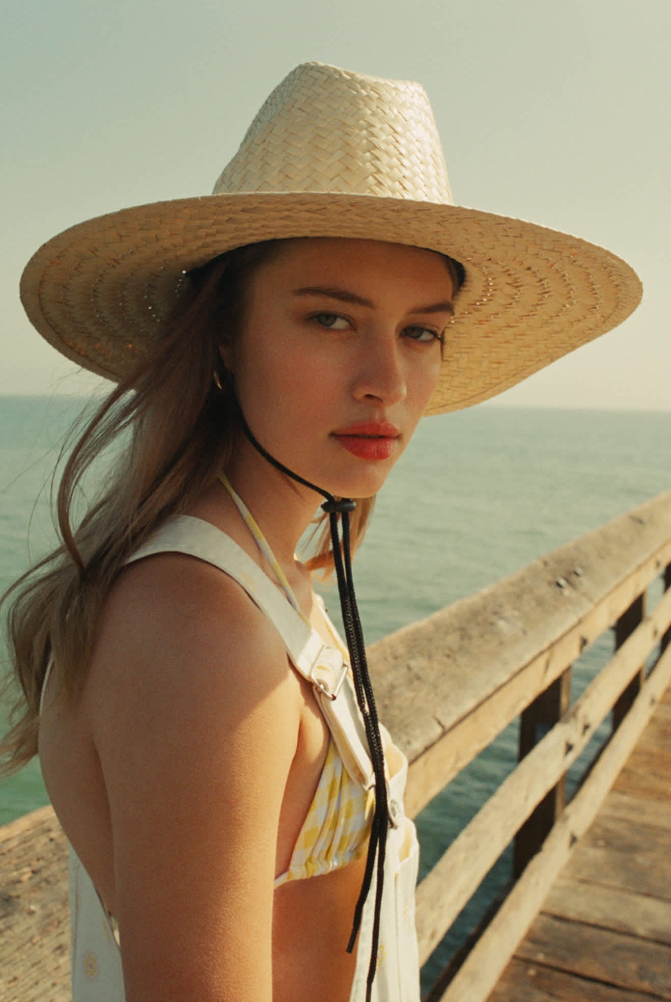 Unisex Bells II Sun Hat in the color Tan - Additional Fit image