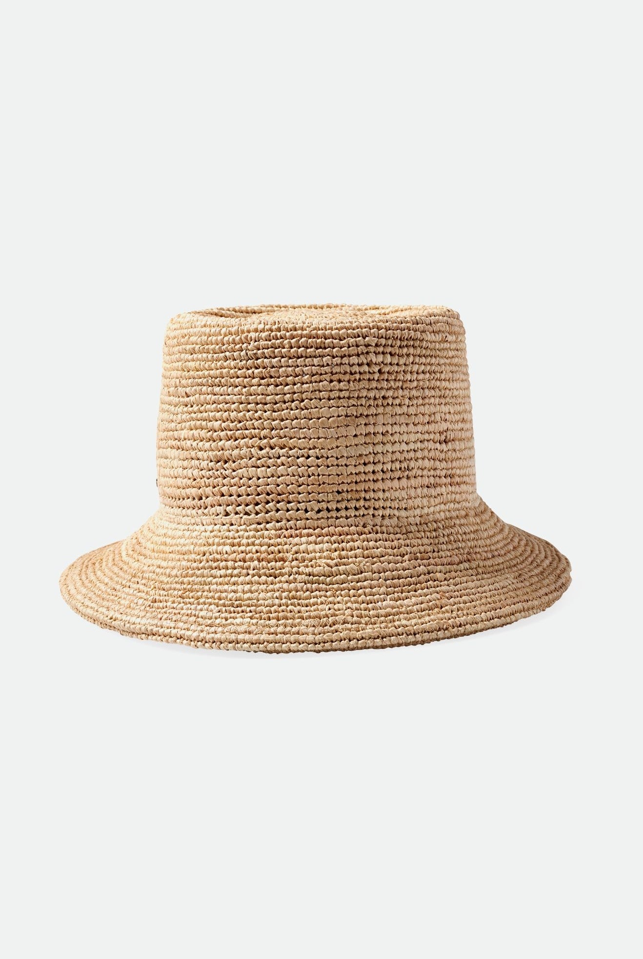 Brixton Women's Ellee Straw Packable Bucket Hat - Tan | Back
