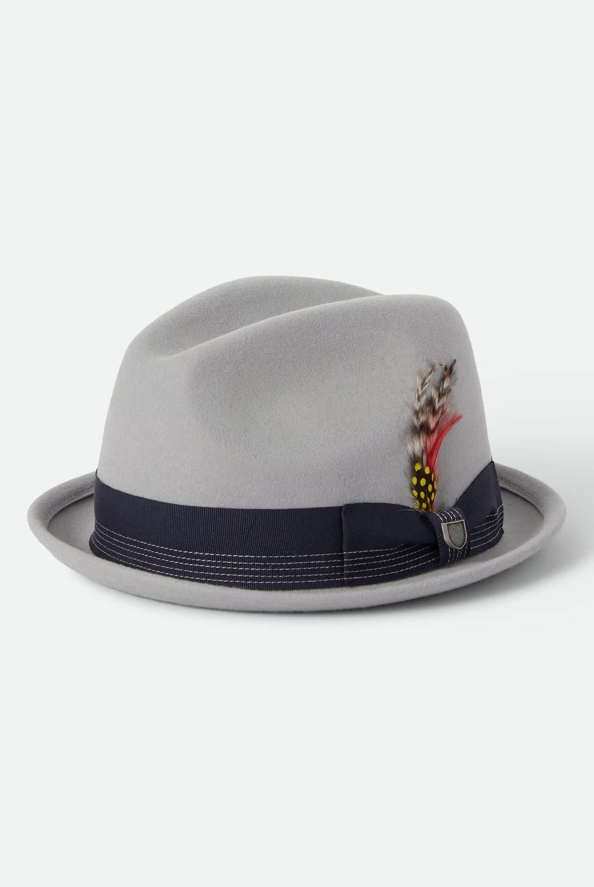 Unisex Gain Fedora in the color Light Grey/Midnight - Front Product View