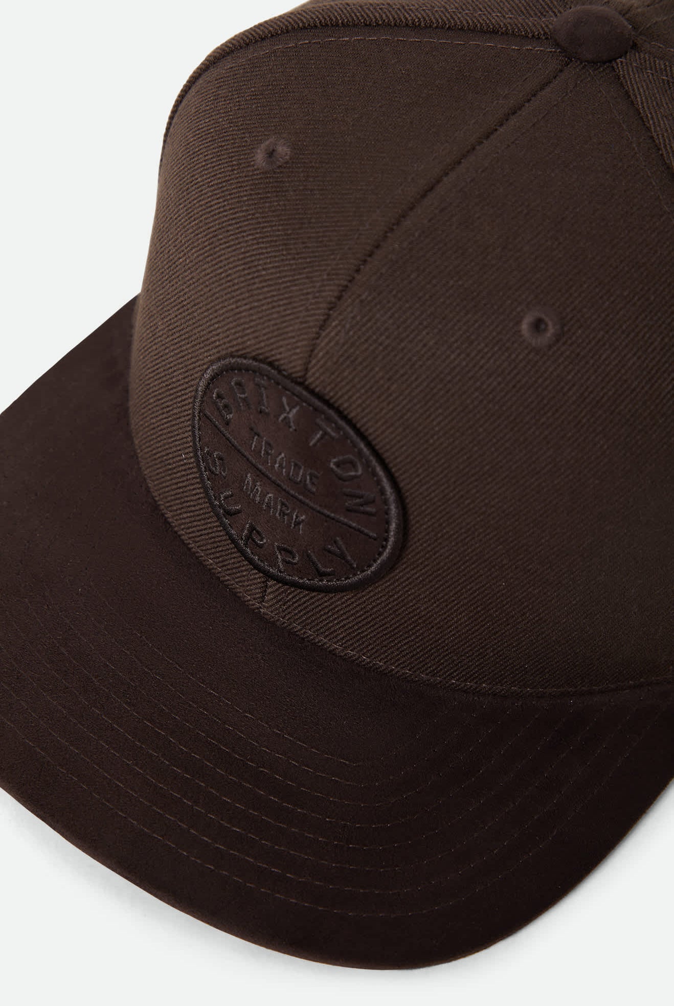 Unisex Oath III Snapback in the color Pinecone Brown/Brown Suede - Additional Laydown image