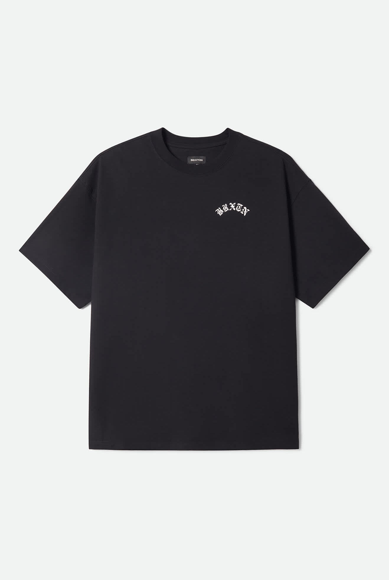 Men's Drive Short Sleeve Oversized T-Shirt in the color Black - Front Product View