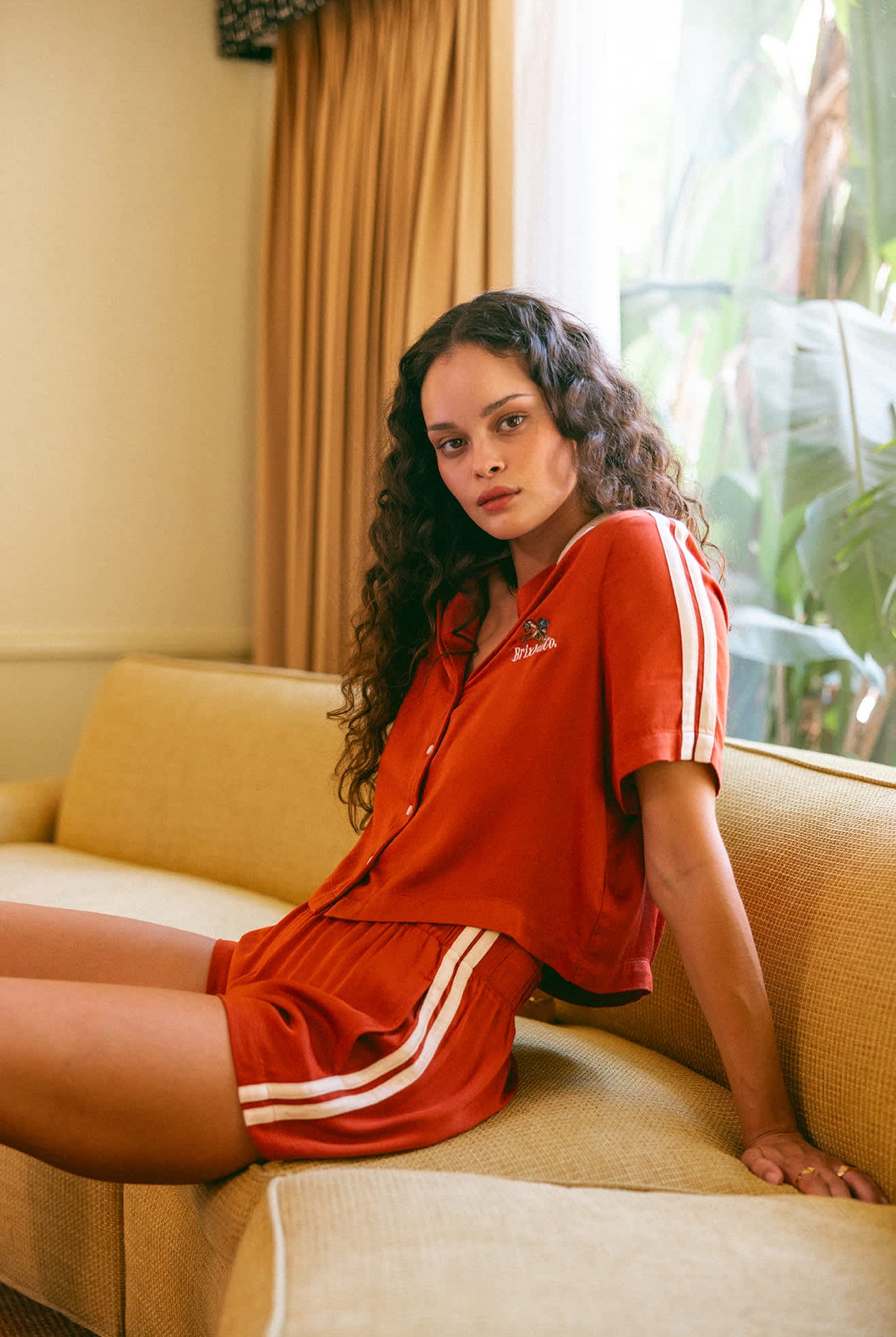 Women's Silky Boxer Short in the color Burnt Brick - Men's Lifestyle image