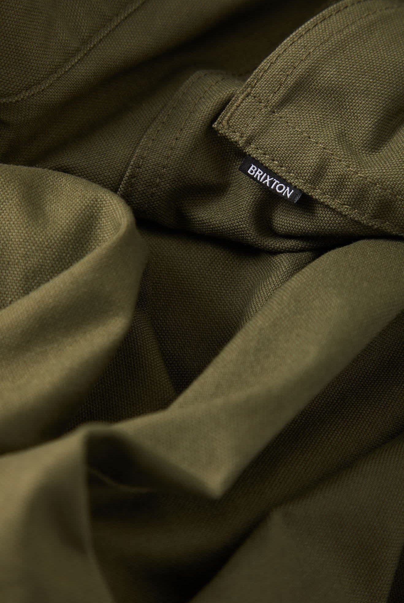 Men's Builders 5-Pocket Pant in the color Dark Olive - Additional Laydown image