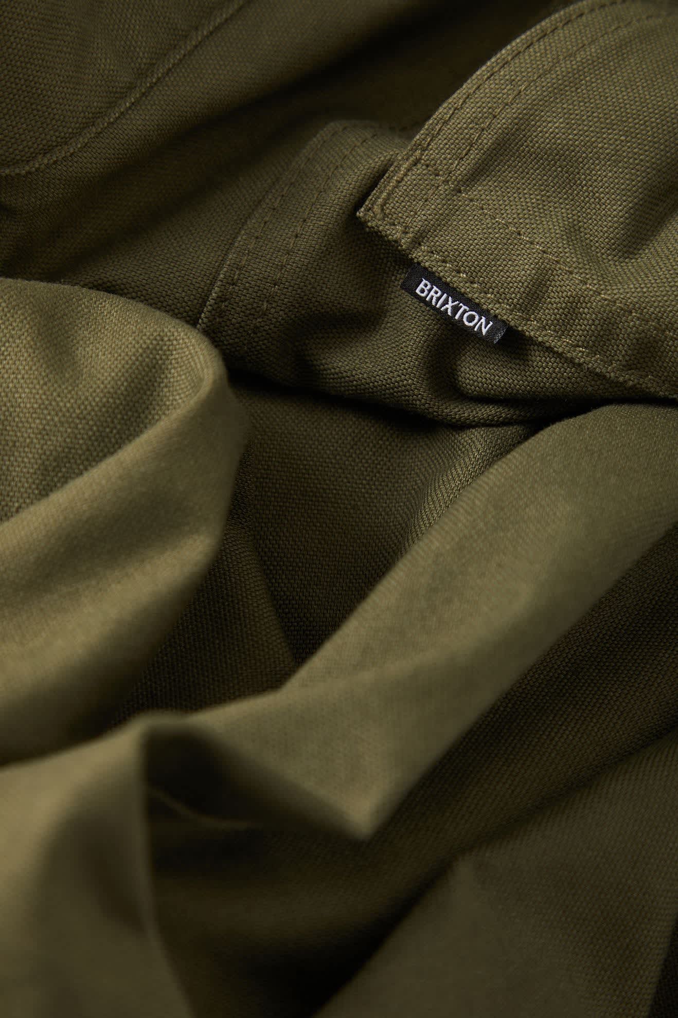 Men's Builders 5-Pocket Pant in the color Dark Olive - Additional Laydown image
