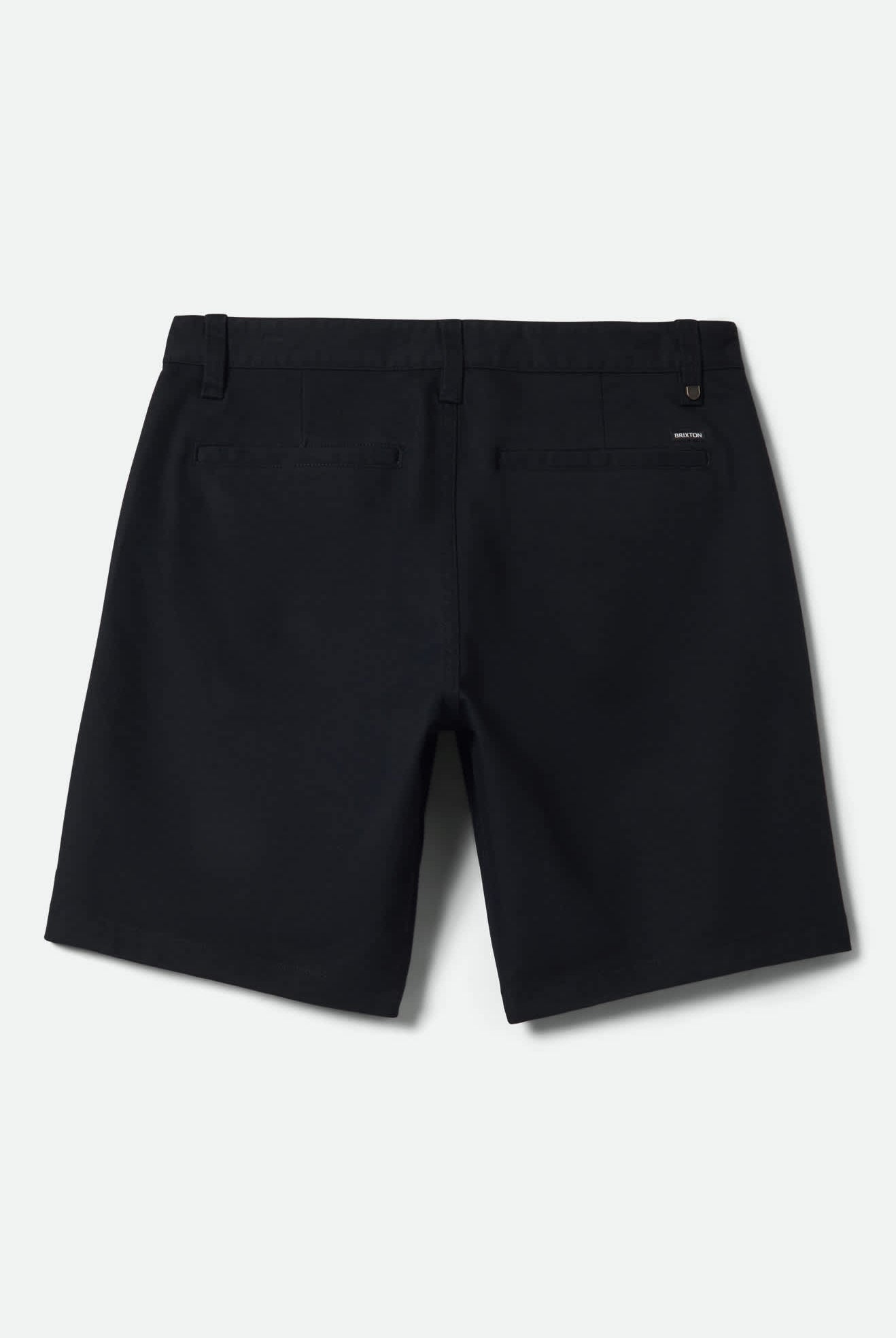 Men's Santo Chino Short in the color Black - Additional Laydown image