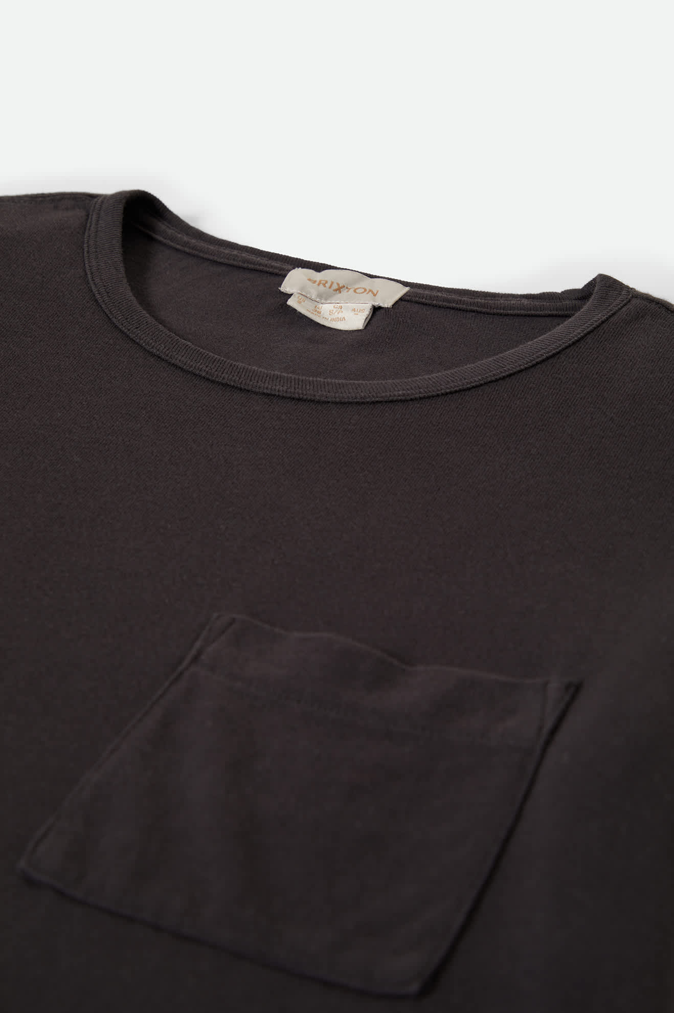 Women's Carefree Organic Garment Dye Perfect T-Shirt in the color Black - Additional Laydown image