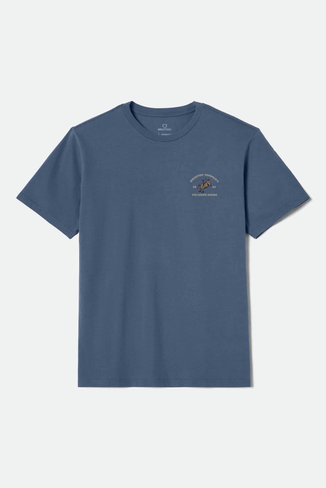 Men's Danforth S/S Standard T-Shirt in the color Harbor Blue - Front Product View