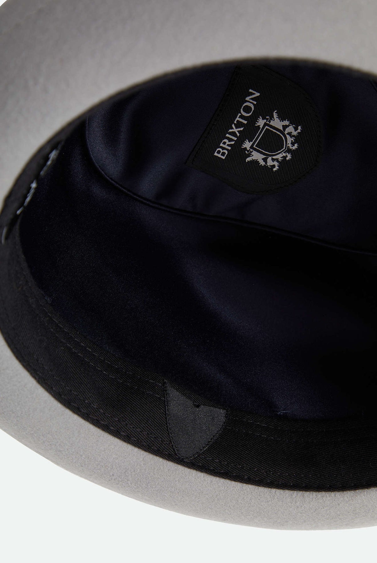 Unisex Gain Fedora in the color Light Grey/Midnight - Additional Laydown image