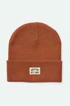 Brixton Men's Woodburn Watch Cap Beanie - Rose Gold | Main