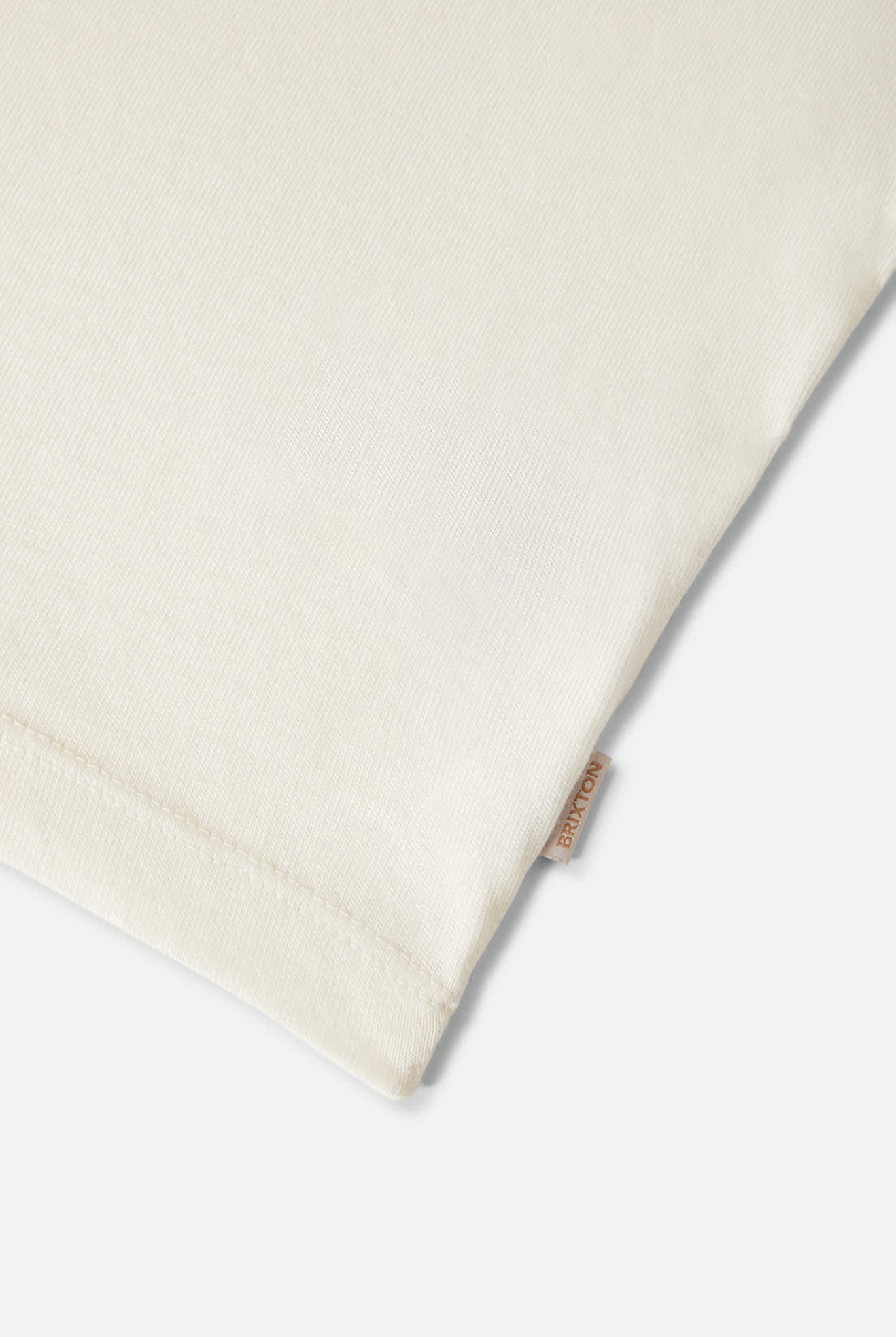 Women's Carefree Organic Garment Dye Cropped Tank in the color Off White - Additional Laydown image