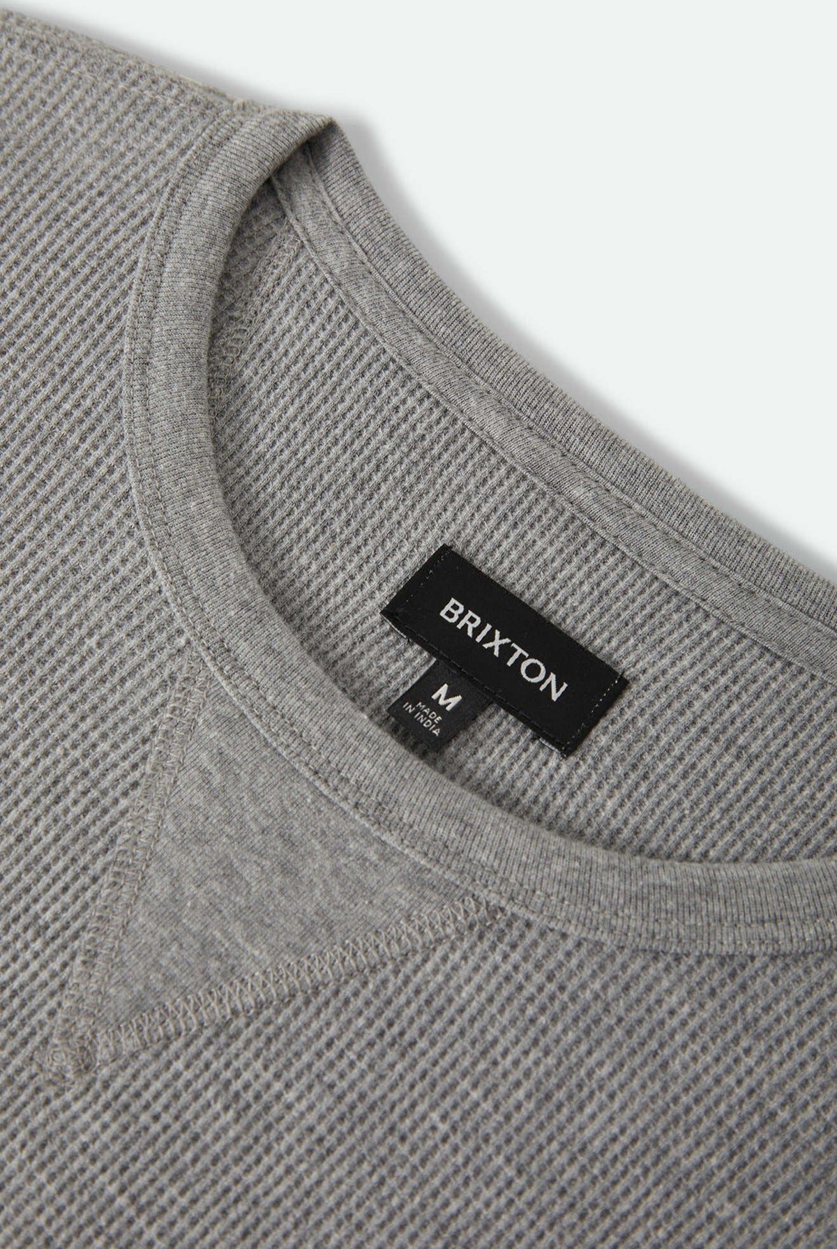 Men's Trademark Waffle Knit Top in the color Heather Grey - Additional Laydown image