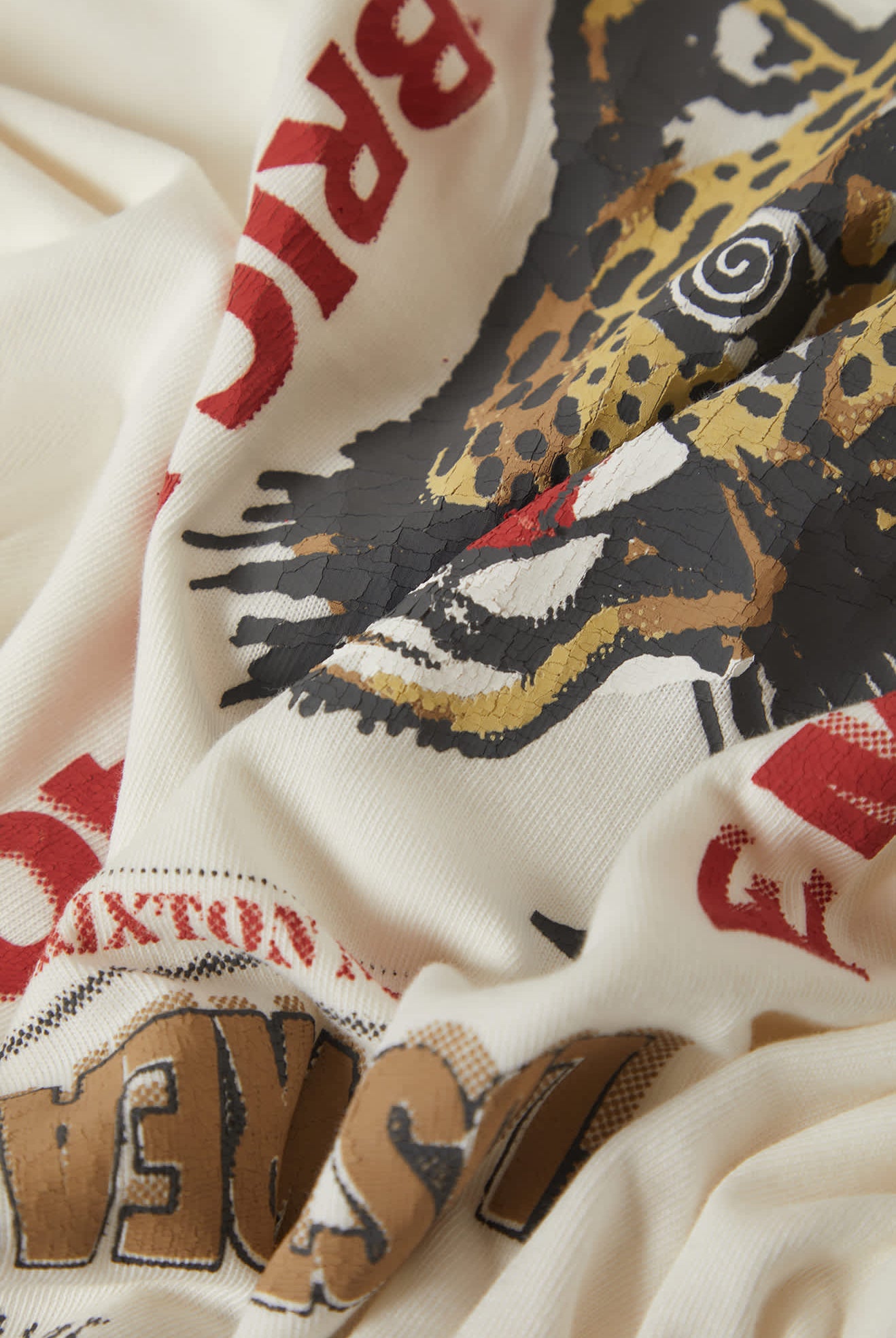 Women's The Getaway Oversized Boyfriend T-Shirt in the color Vintage White - Additional Laydown image