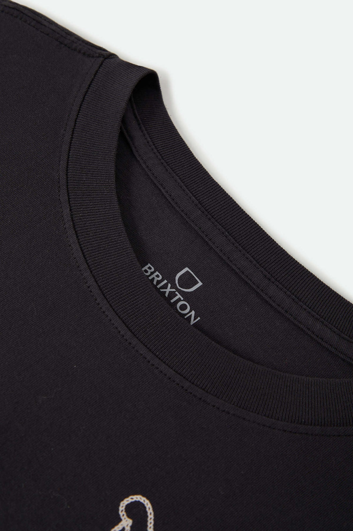 Women's Rodeo Trailors Boxy Crop T-Shirt in the color Black - Additional Laydown image