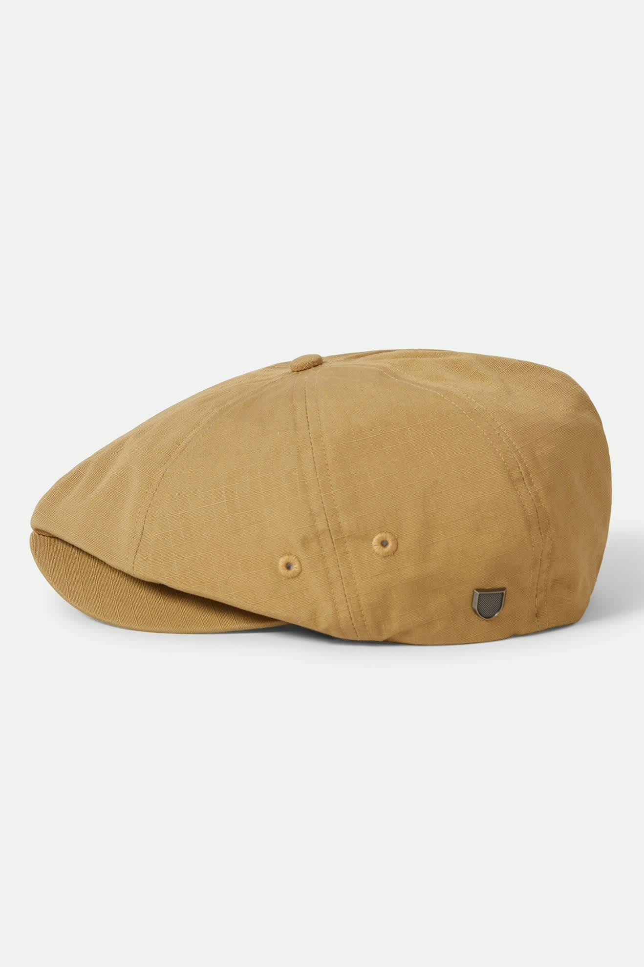 Unisex Brood Lightweight Newsboy Cap in the color Dark Khaki Ripstop - Additional Laydown image
