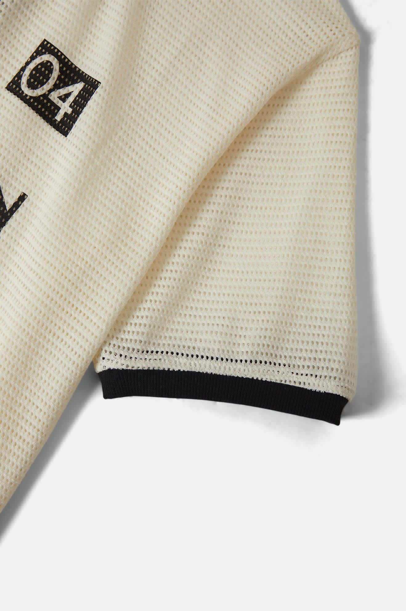 Women's Varsity T-Shirt in the color Off White/Black - Additional Laydown image