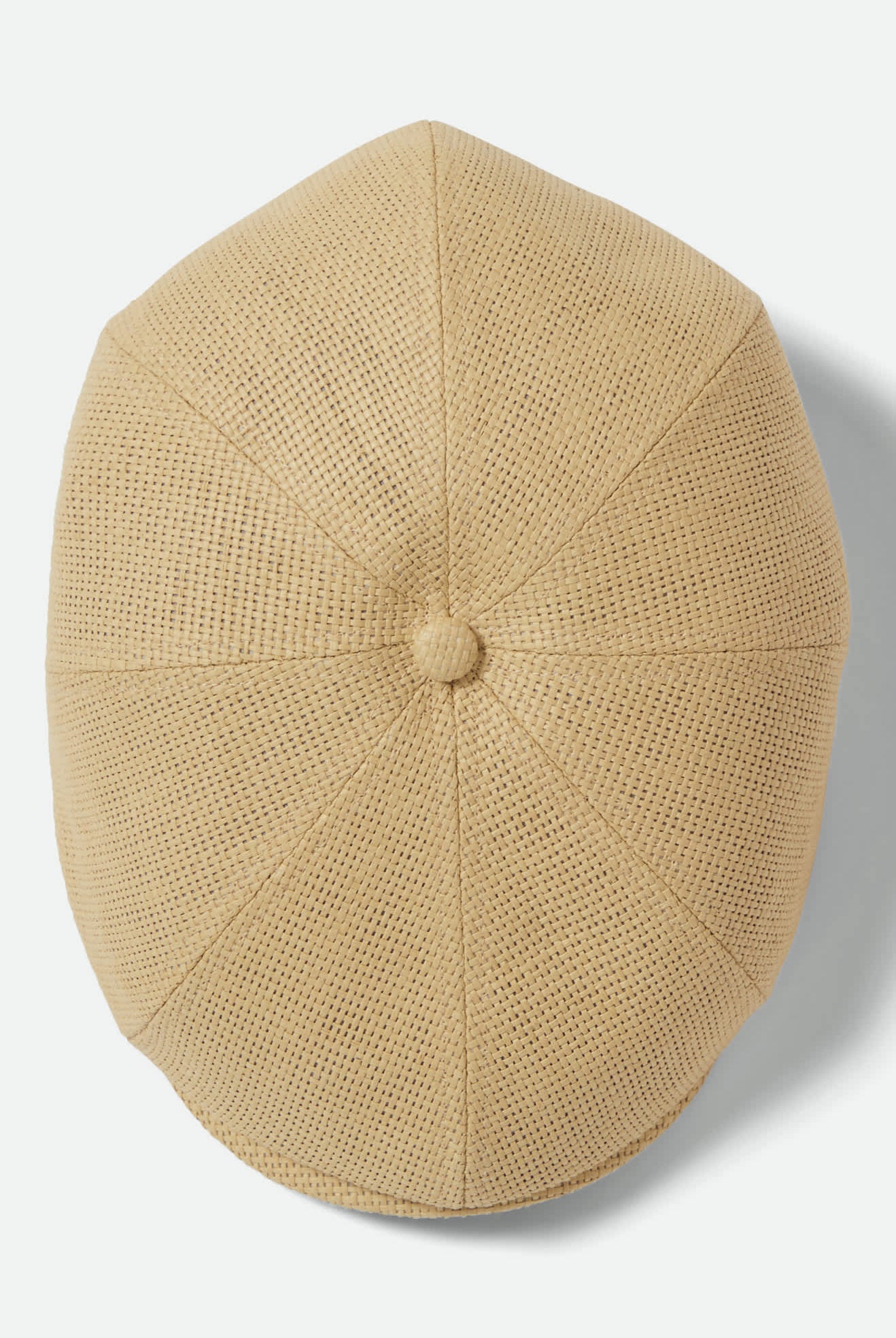 Unisex Brood Newsboy Cap in the color Dark Tan Straw - Additional Laydown image