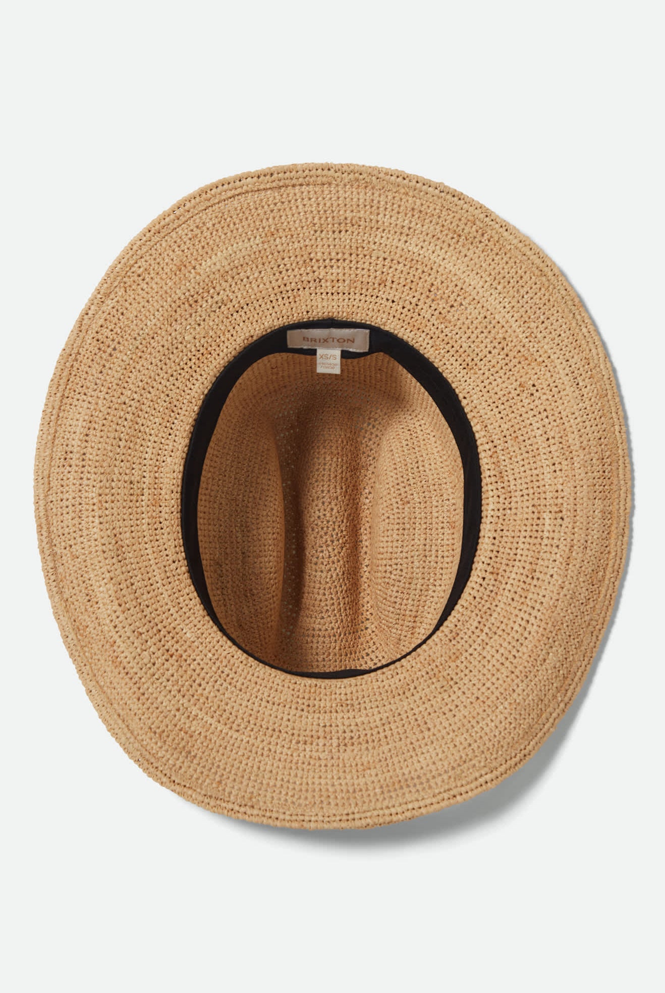 Women's Odessa Straw Packable Cowboy Hat in the color Tan - Additional Laydown image