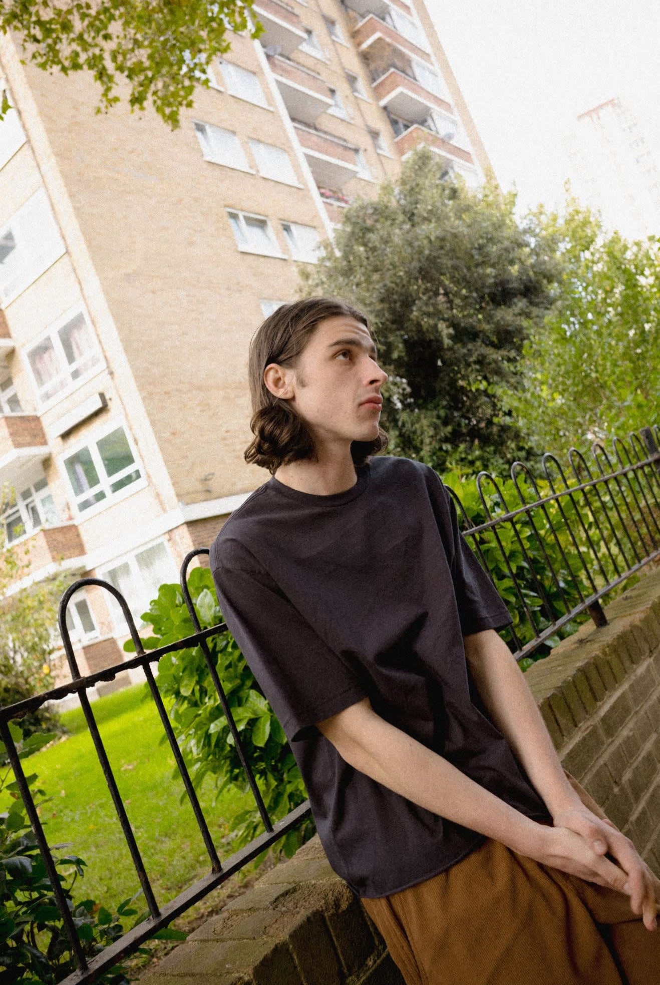 Men's Brixton Baseline Relaxed T-Shirt in the color Black - Men's Lifestyle image