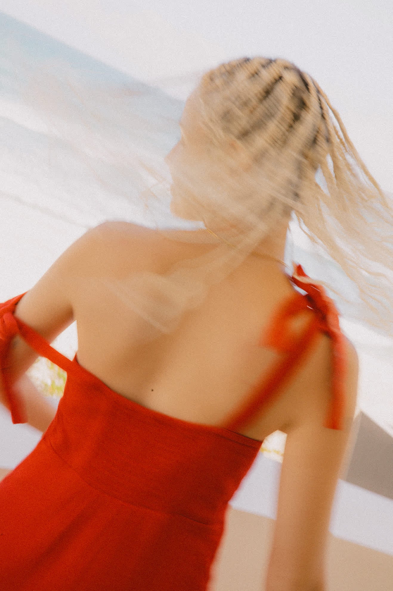 Women's The Tie Dress in the color Adrenaline Rush - Men's Lifestyle image