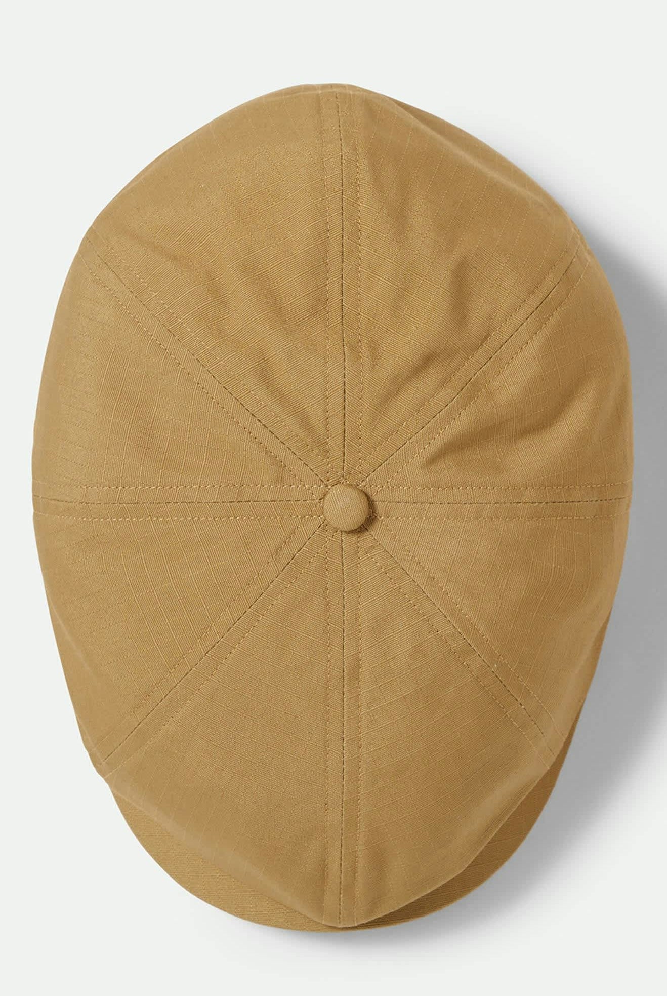 Unisex Brood Lightweight Newsboy Cap in the color Dark Khaki Ripstop - Additional Laydown image