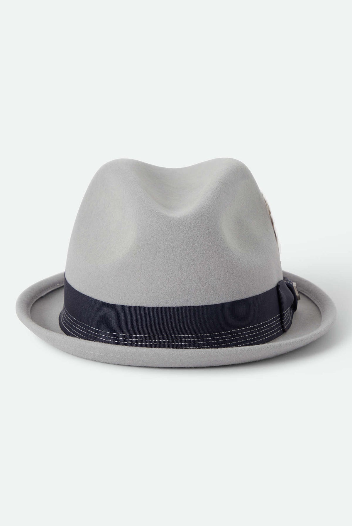 Unisex Gain Fedora in the color Light Grey/Midnight - Additional Laydown image