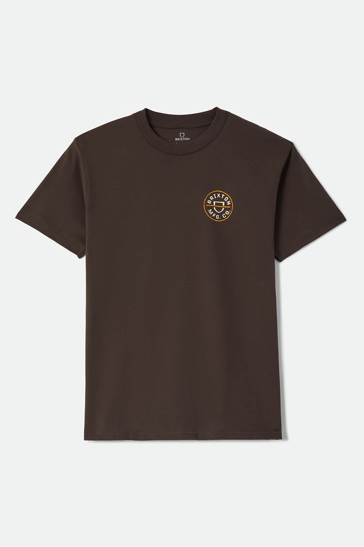 Men's Crest II Standard T-Shirt in the color Java - Front Product View