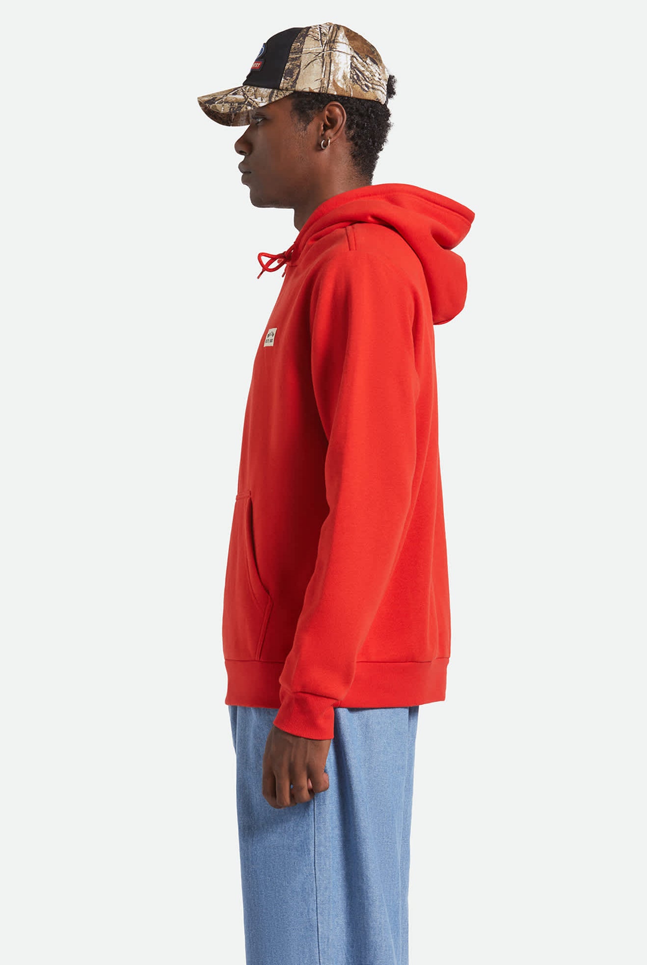 Men's Woodburn Hoodie in the color Adrenaline Rush - Men's Side View